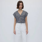 Diana Top in Black Gingham by Rita Row