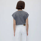 Diana Top in Black Gingham by Rita Row