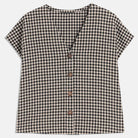 Diana Top in Black Gingham by Rita Row