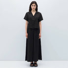 Espill Shirt in Black by Rita Row