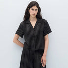 Espill Shirt in Black by Rita Row