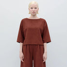 Pirita Top in Rust by Rita Row