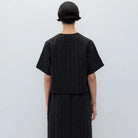 Vanitas Top in Black by Rita Row