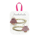 Jolly Glitter Xmas Tree Hair Clip Set by Rockahula