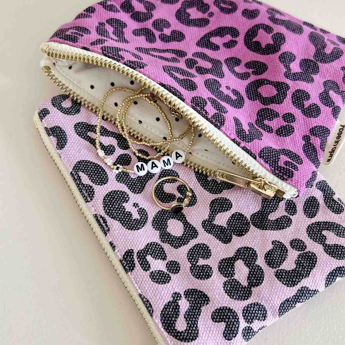 Marie Purse in Graou Leopard Orchid by Rose in April