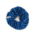 Zebra Scrunchie in Greek Blue by Rose in April