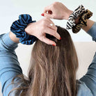 Zebra Scrunchie in Greige by Rose in April