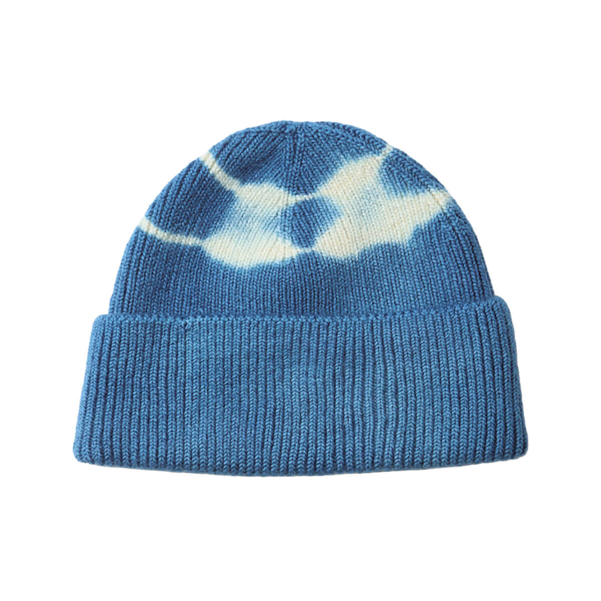 Aizome Indigo Washable Merino Beanie in Shibori by RoToTo