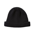 Cotton Roll Up Beanie in Black by RoToTo