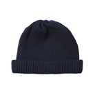 Cotton Roll Up Beanie in Dark Navy by RoToTo