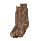 Double Face Crew Adult Socks in Dark Brown / Brown by RoToTo