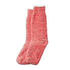 Double Face Crew Adult Socks in Red by RoToTo