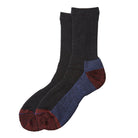Double Face Merino Pile Adult Socks in Charcoal by RoToTo