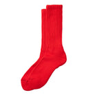 Loose Pile Crew Adult Socks in Red by RoToTo