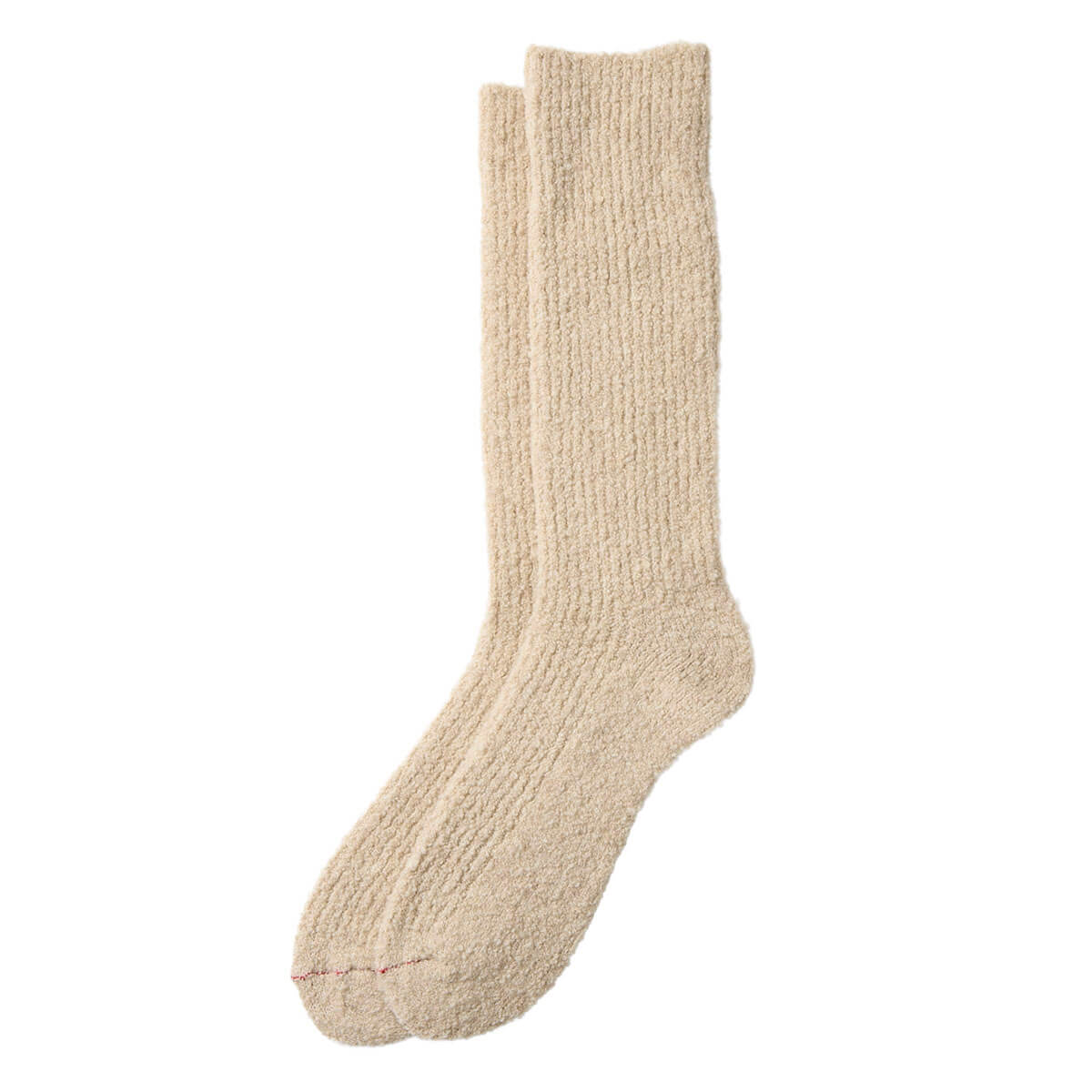 Merino Boucle Adult Socks in Ecru by RoToTo