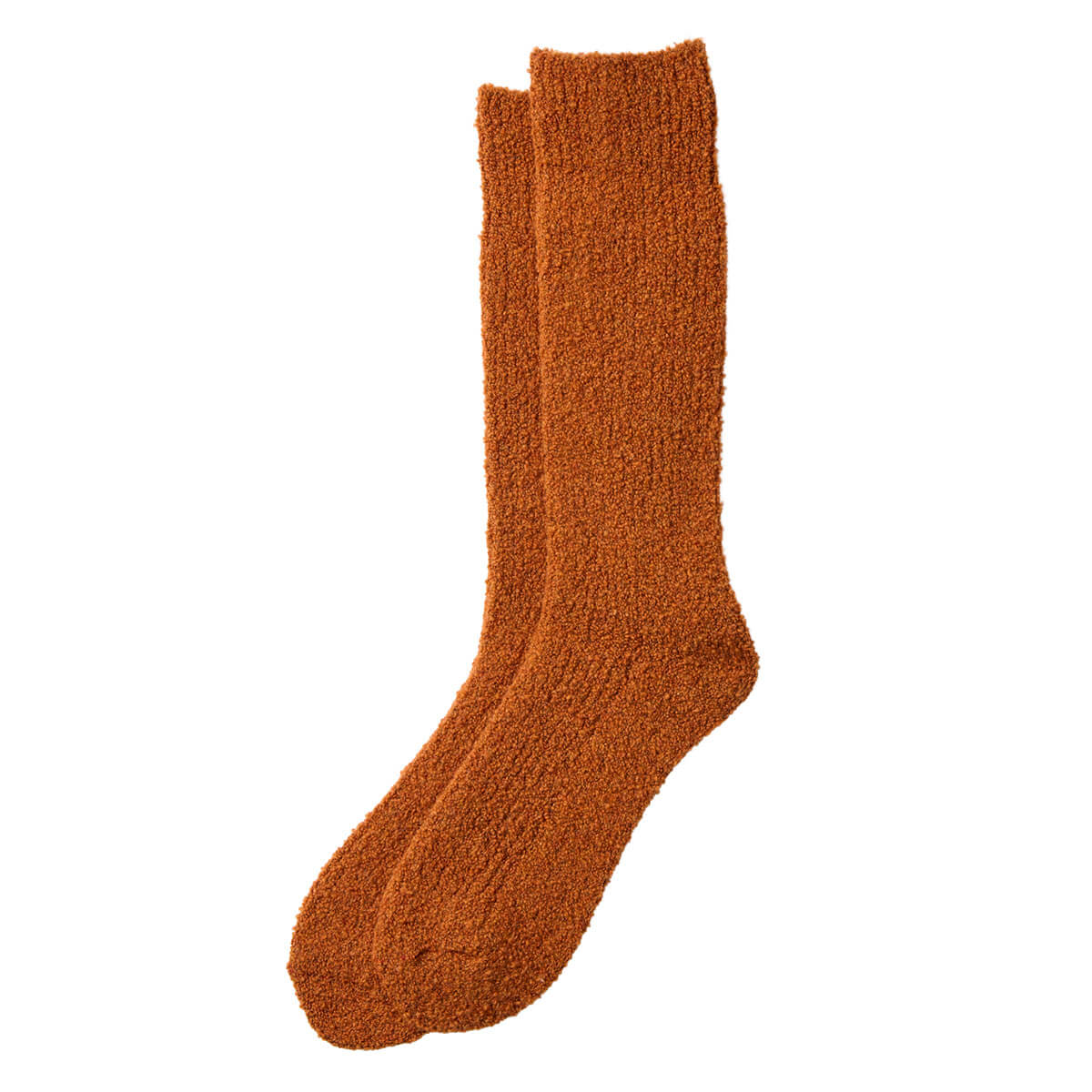 Merino Boucle Adult Socks in Orange by RoToTo
