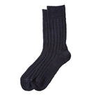Organic Cotton Indigo Tone Adult Socks in Dark Denim by RoToTo