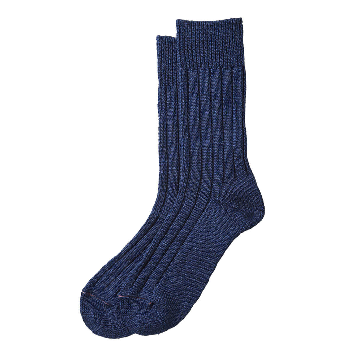 Organic Cotton Indigo Tone Adult Socks in Medium Denim by RoToTo