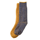 Reversible Pile Adult Socks in Navy Blue / Gold by RoToTo