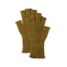 Washable Merino Knit Fingerless Gloves in Army Green by RoToTo
