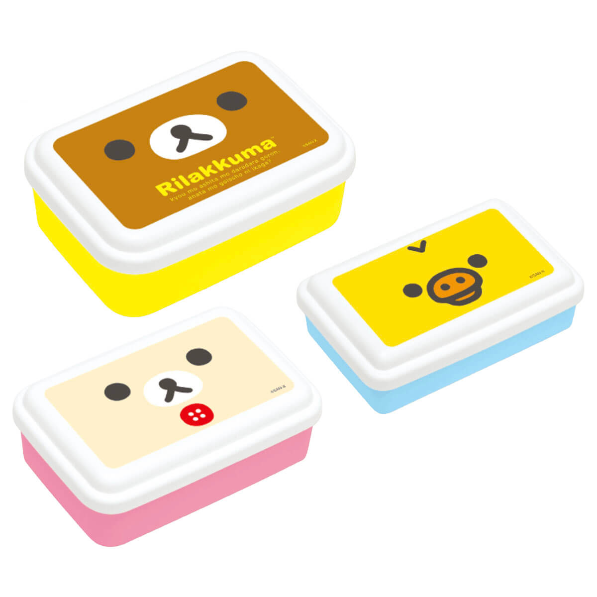 Rilakkuma Lunch Box (Set of 3) by San-X
