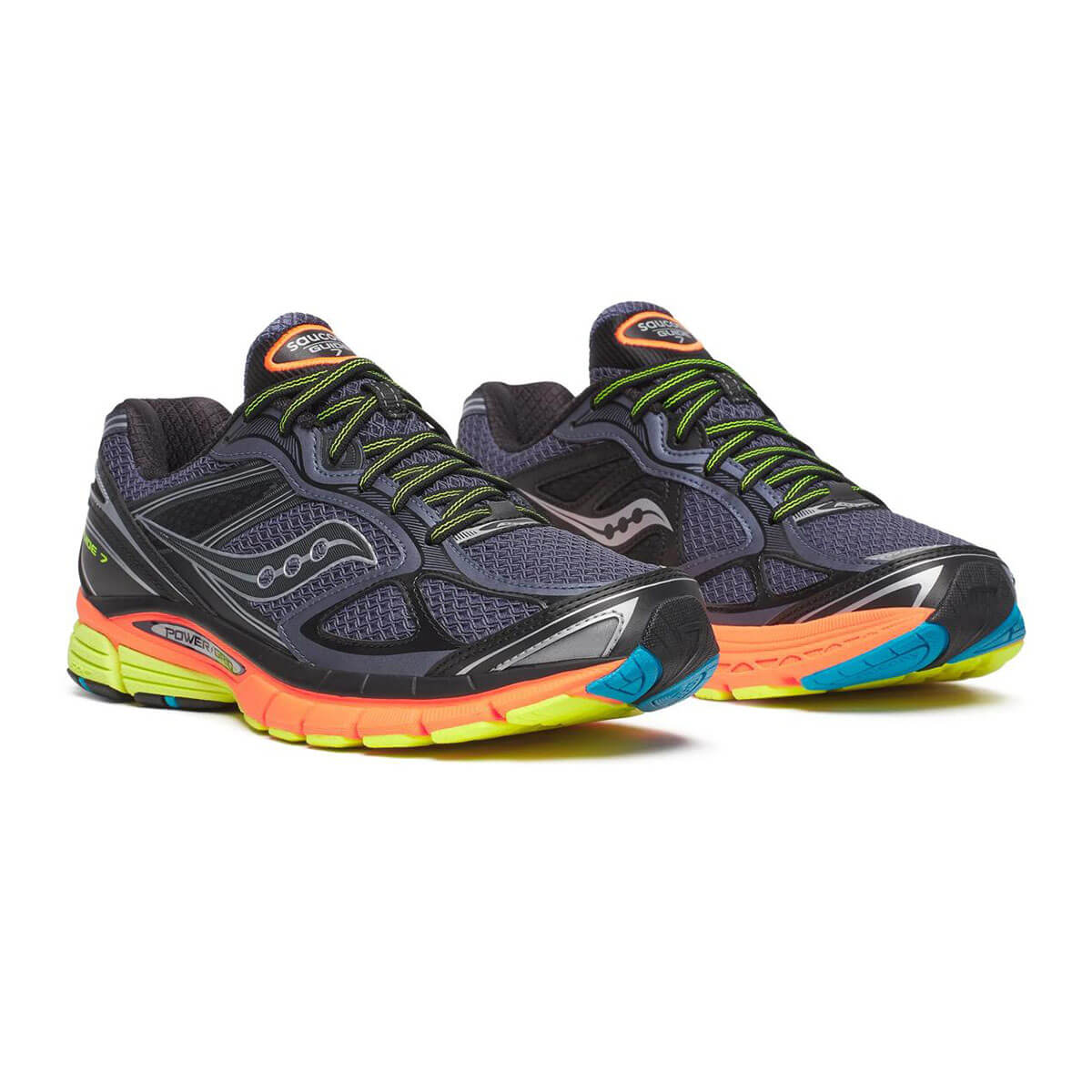 ProGrid Guide 7 Trainer in Grey / Multi by Saucony