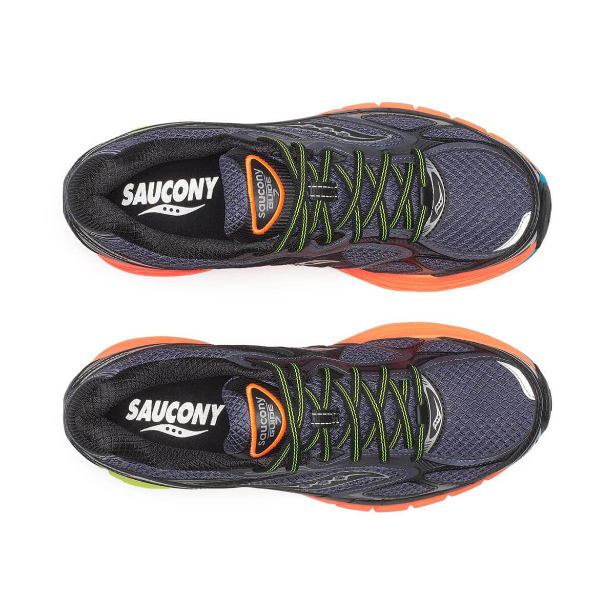 ProGrid Guide 7 Trainer in Grey / Multi by Saucony