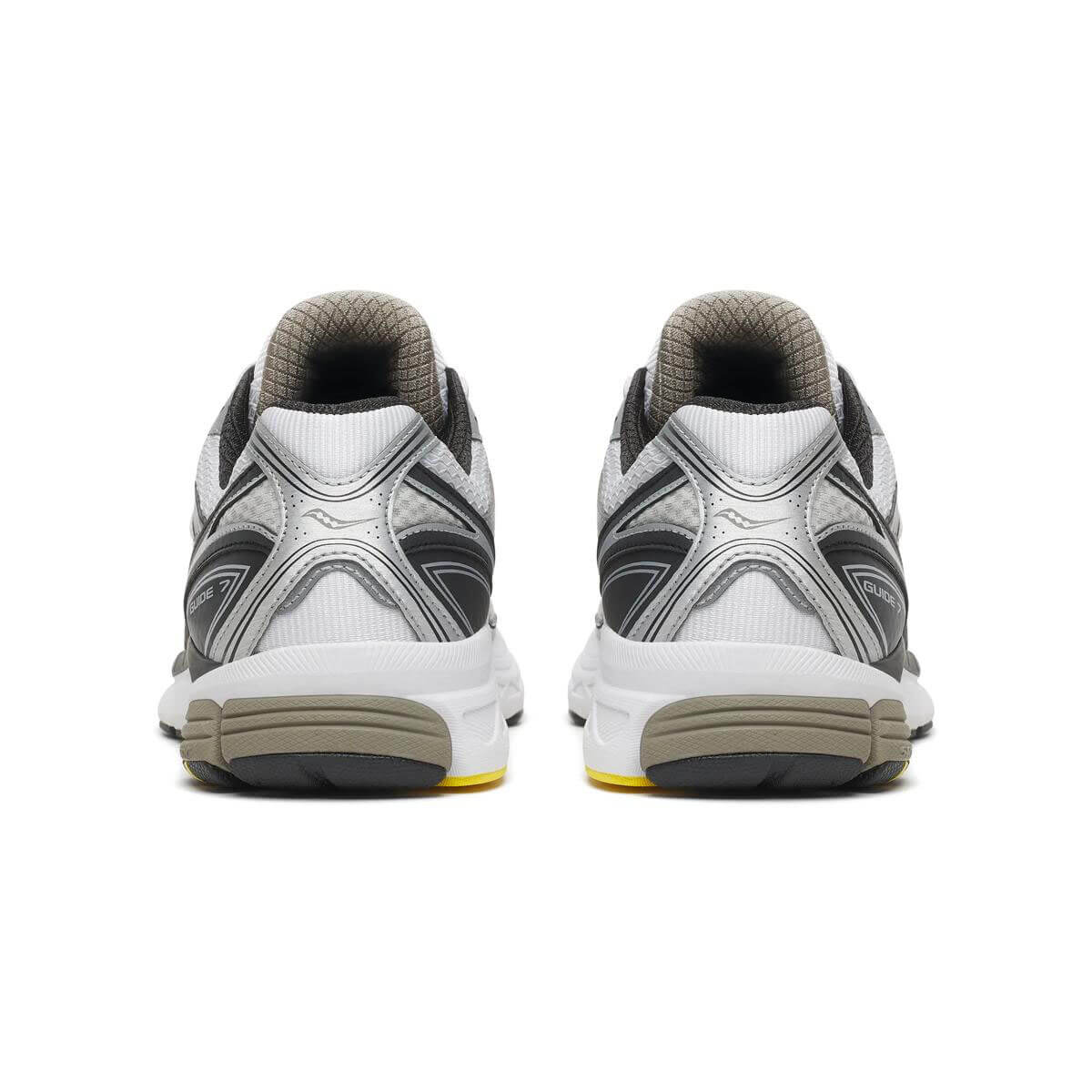 ProGrid Guide 7 Trainer in White / Silver by Saucony