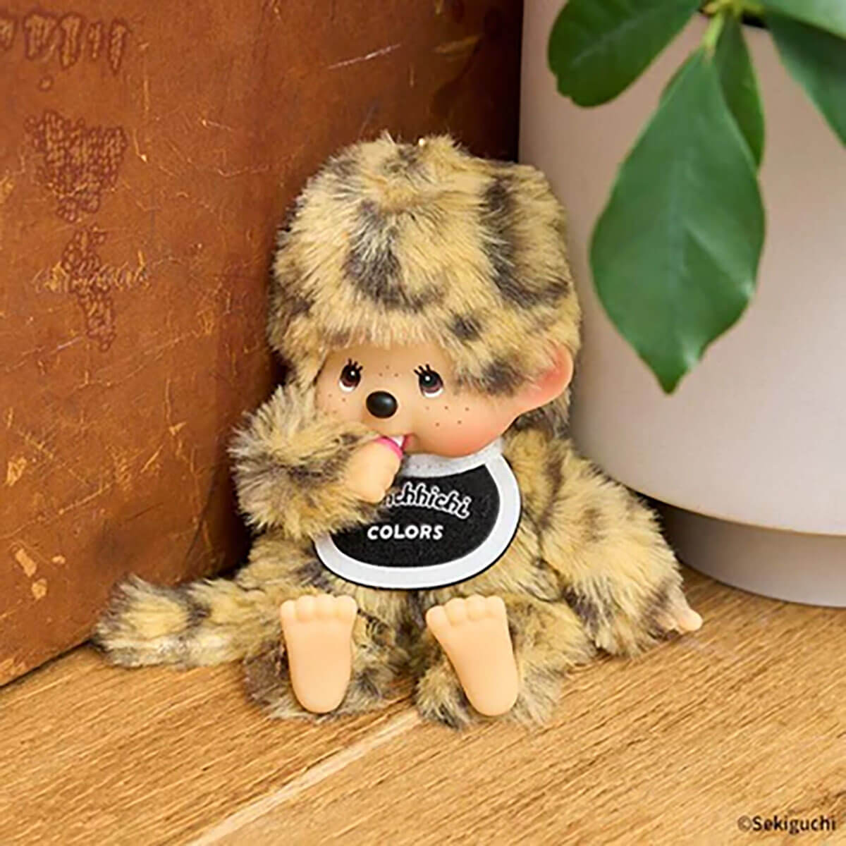 Monchhichi Colors Leopard Plush Keychain by Sekiguchi – Junior Edition