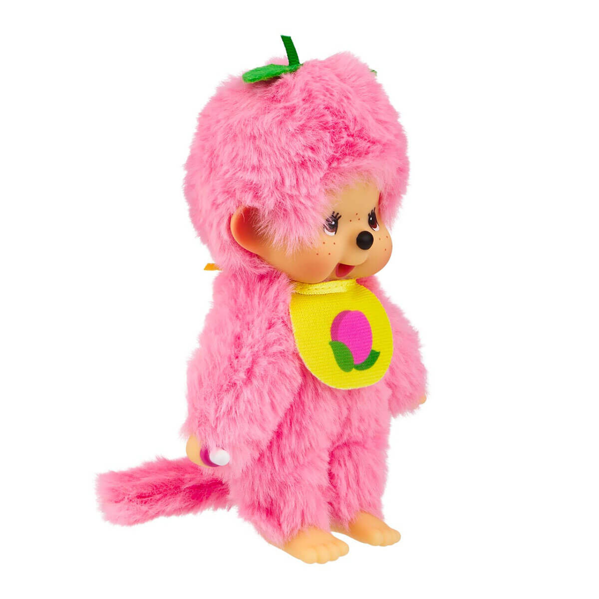 Monchhichi Peach Pink Fruit Plush Doll by Sekiguchi – Junior Edition