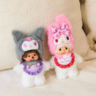 Monchhichi X Kuromi Keychain by Sekiguchi