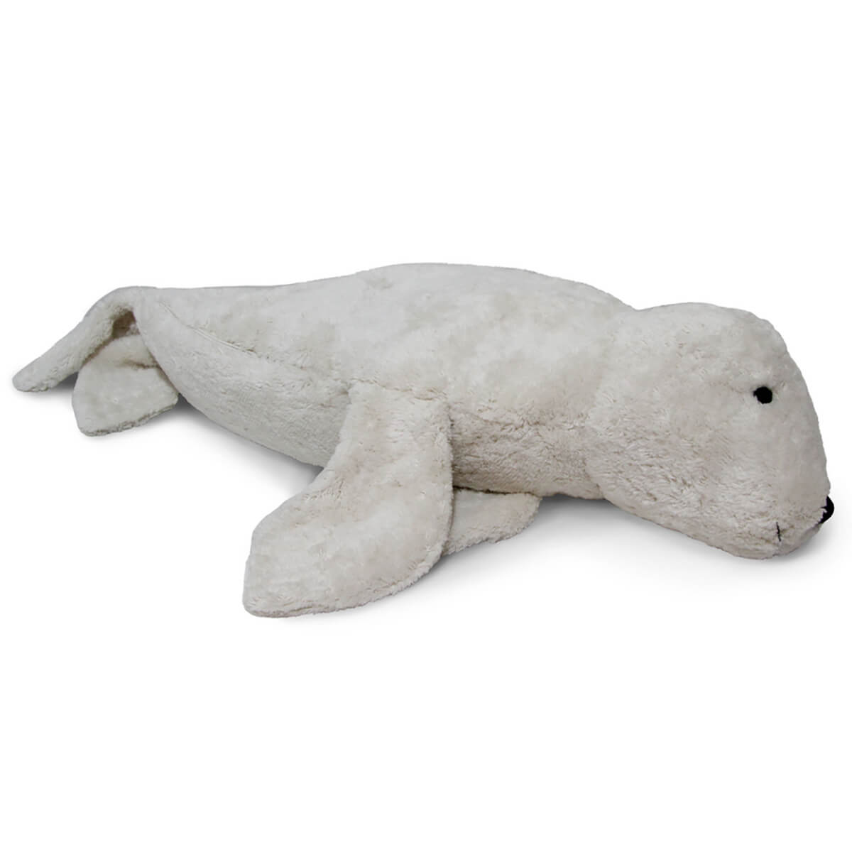Seal Large Cuddly Animal in White by Senger Naturwelt – Junior Edition