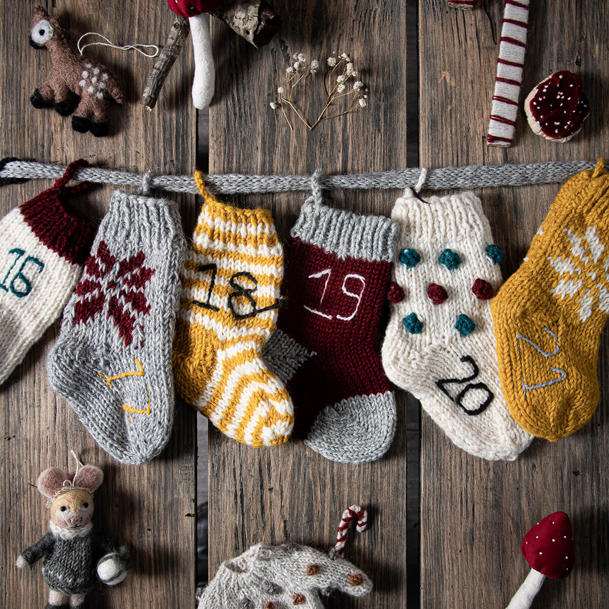 Advent Calendar in Multicolour by Shirley Bredal – Junior Edition