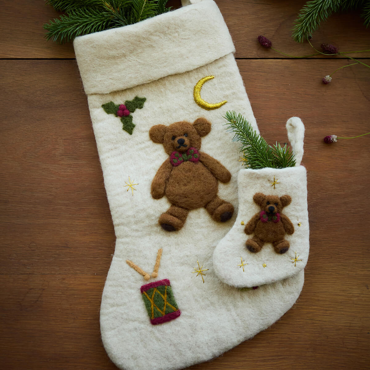 Shirley Bredal クリスマス ソックス Personalizedchristmasstocking_