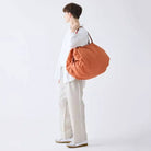 Compact Bag Size L in Brick Brown by Shupatto