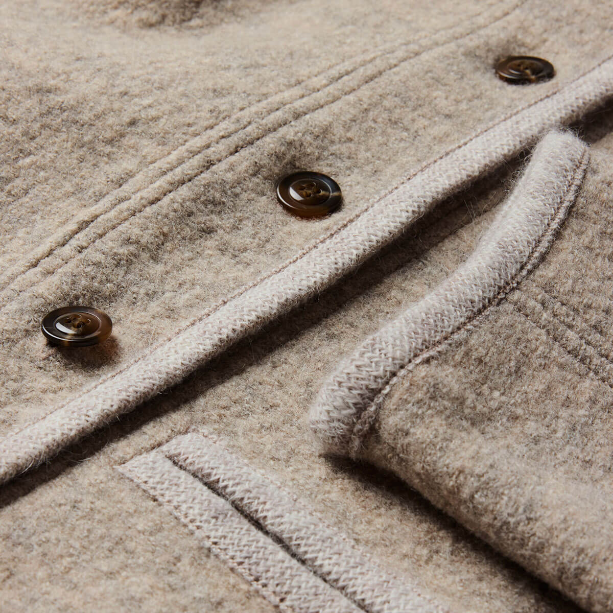 Olympe Jacket in Beige / Grey by Soeur