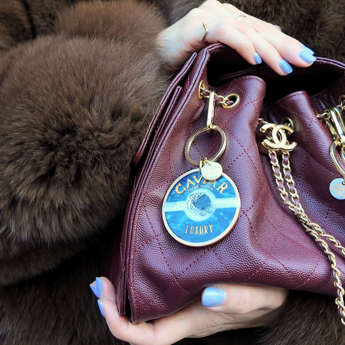Caviar Bag Charm by Solar Eclipse