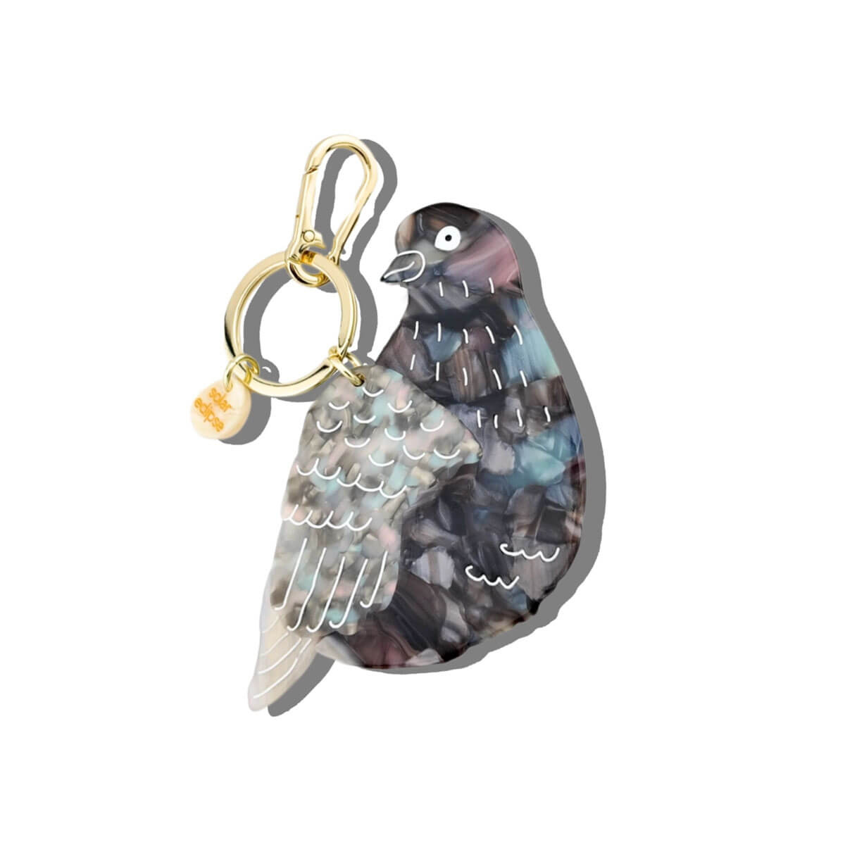 Pigeon Bag Charm by Solar Eclipse