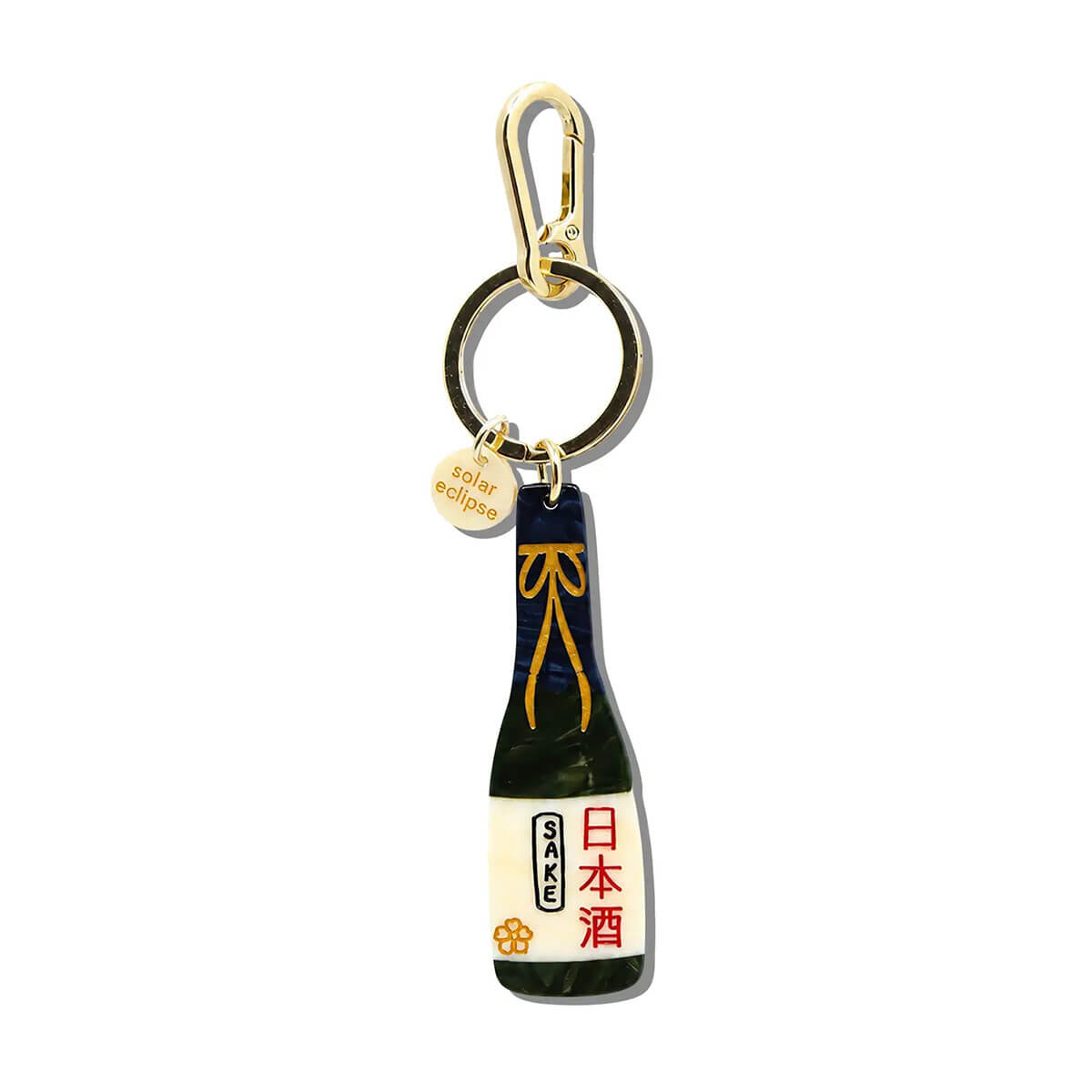 Sake Bottle Bag Charm by Solar Eclipse