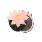 Japanese Lily Compact Mirror by Solar Eclipse