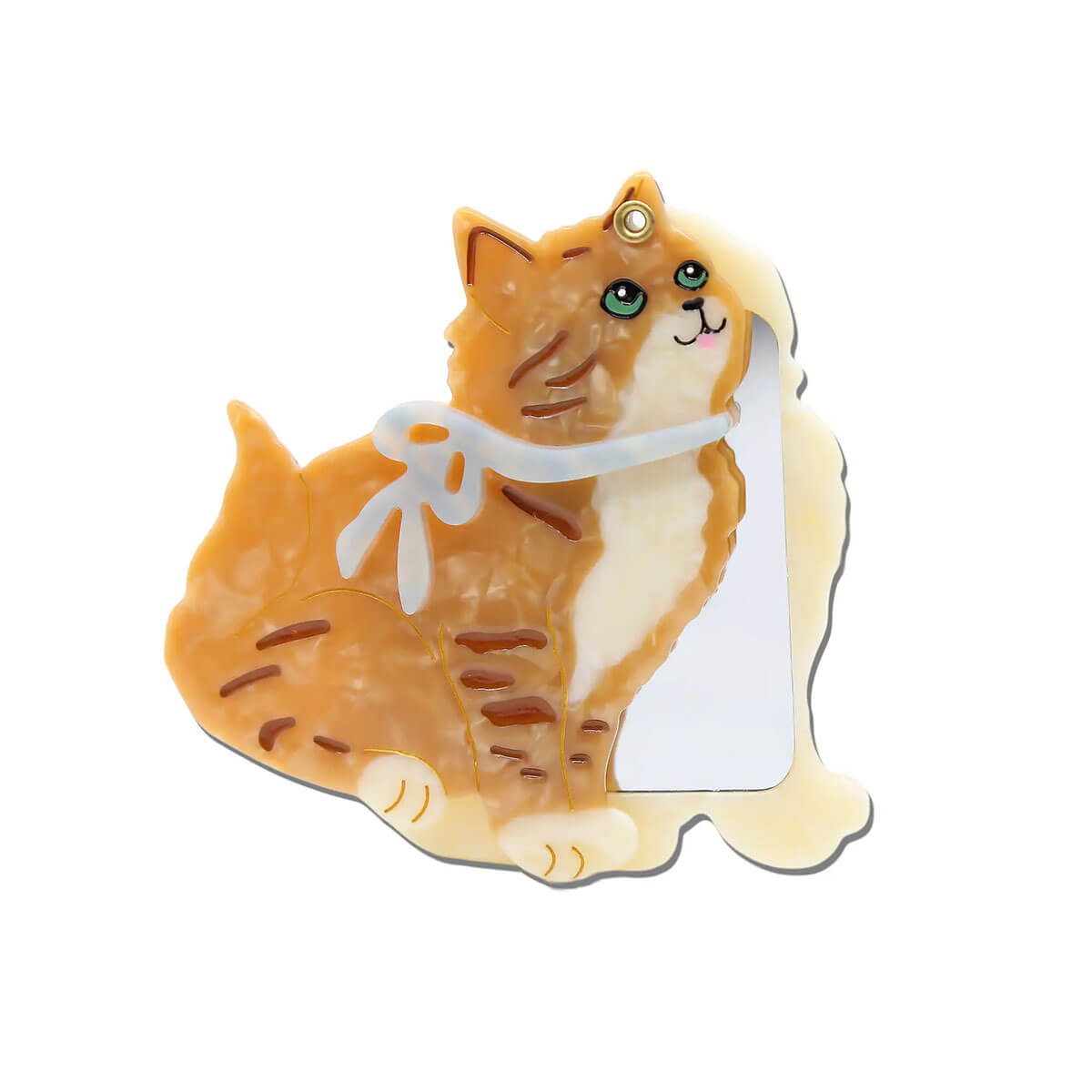 Kyoto Kitten Compact Mirror by Solar Eclipse