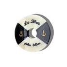 Life Ring Hair Claw in Black by Solar Eclipse