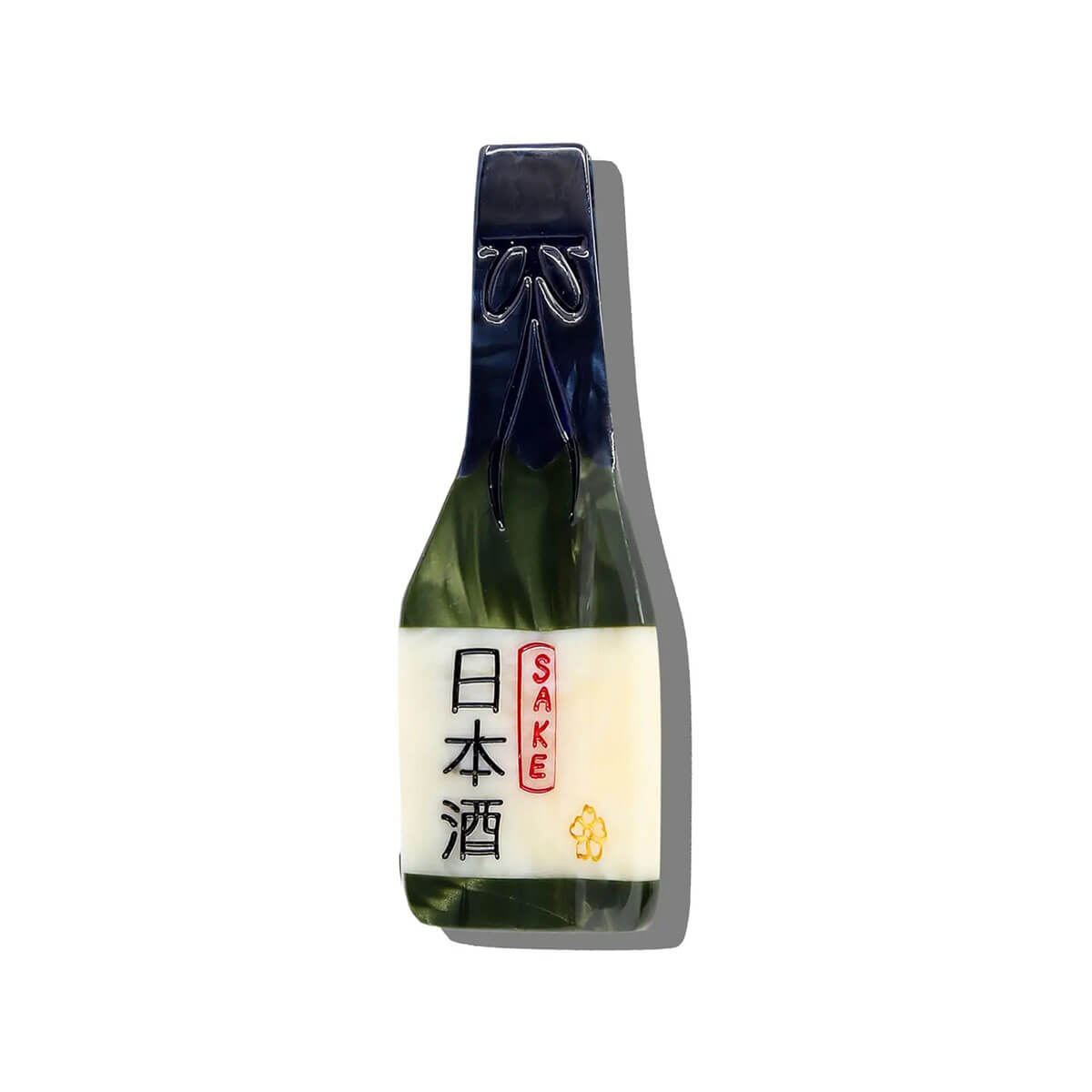 Sake Bottle Hair Claw by Solar Eclipse