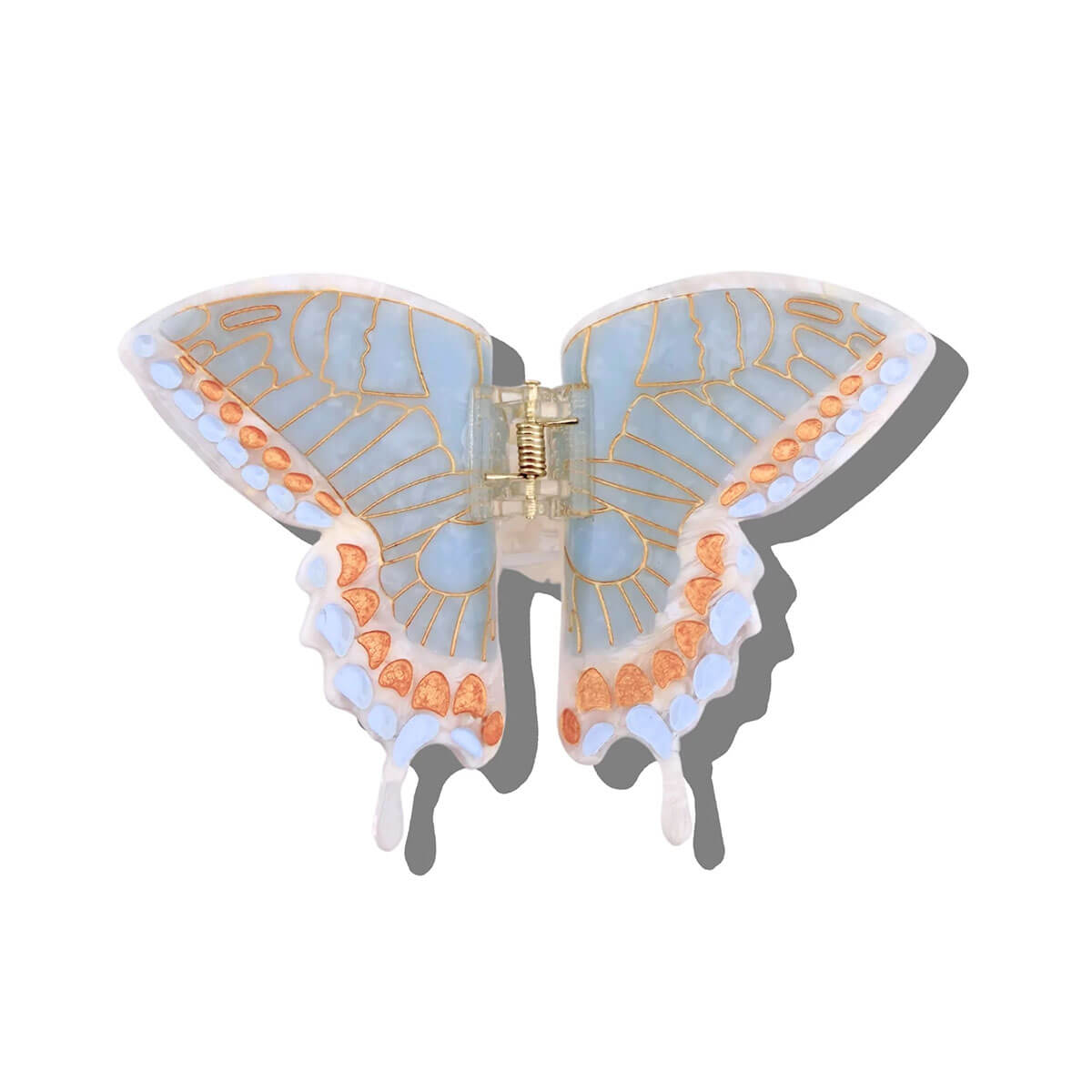 Swallowtail Butterfly Hair Claw in Baby Blue by Solar Eclipse