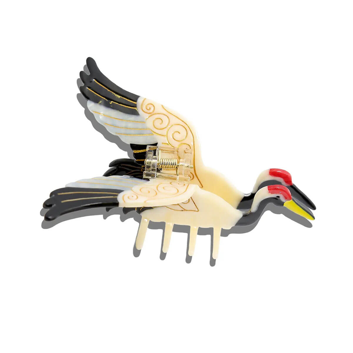 Vintage Crane Hair Claw by Solar Eclipse