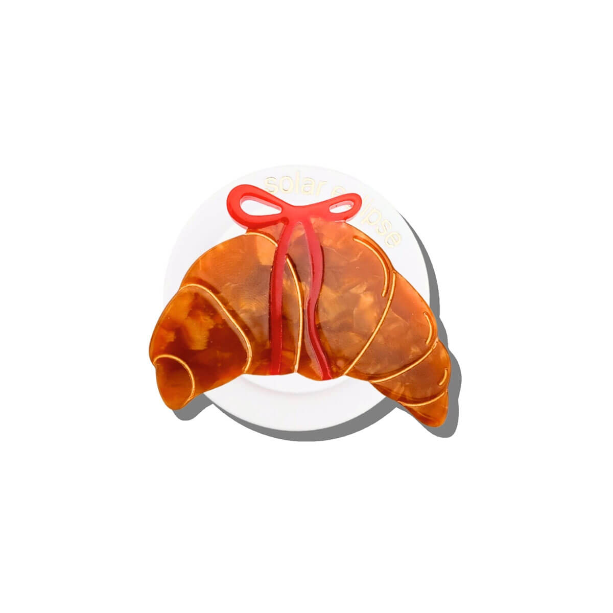 Bow Croissant Phone Grip Charm by Solar Eclipse