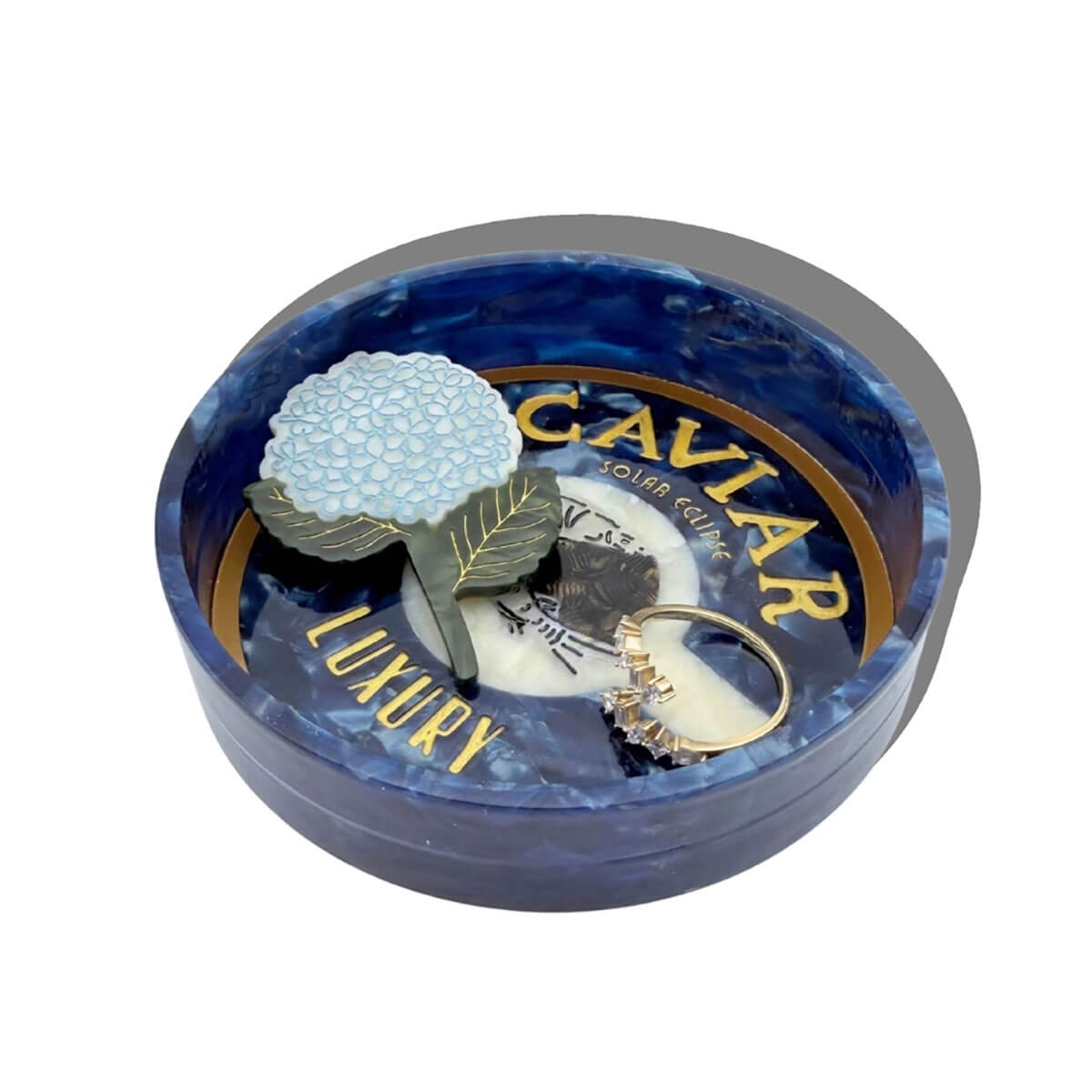 Caviar Trinket Tray by Solar Eclipse