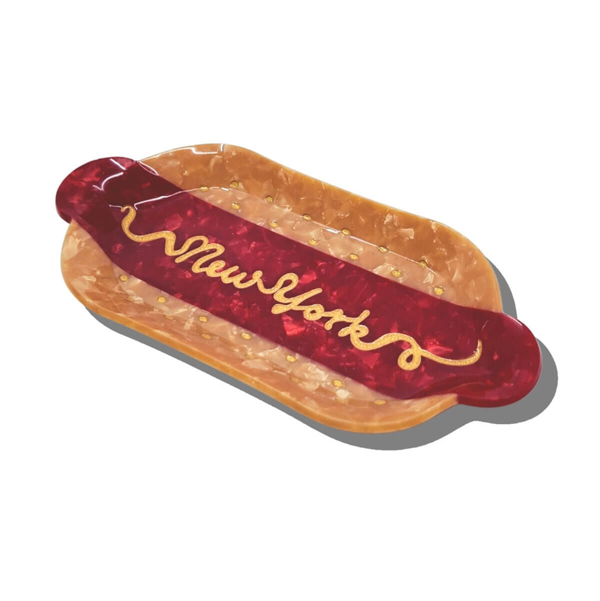 New York Hot Dog Trinket Tray by Solar Eclipse