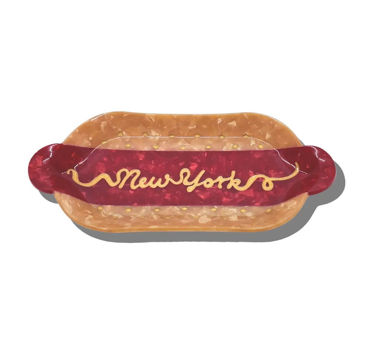 New York Hot Dog Trinket Tray by Solar Eclipse