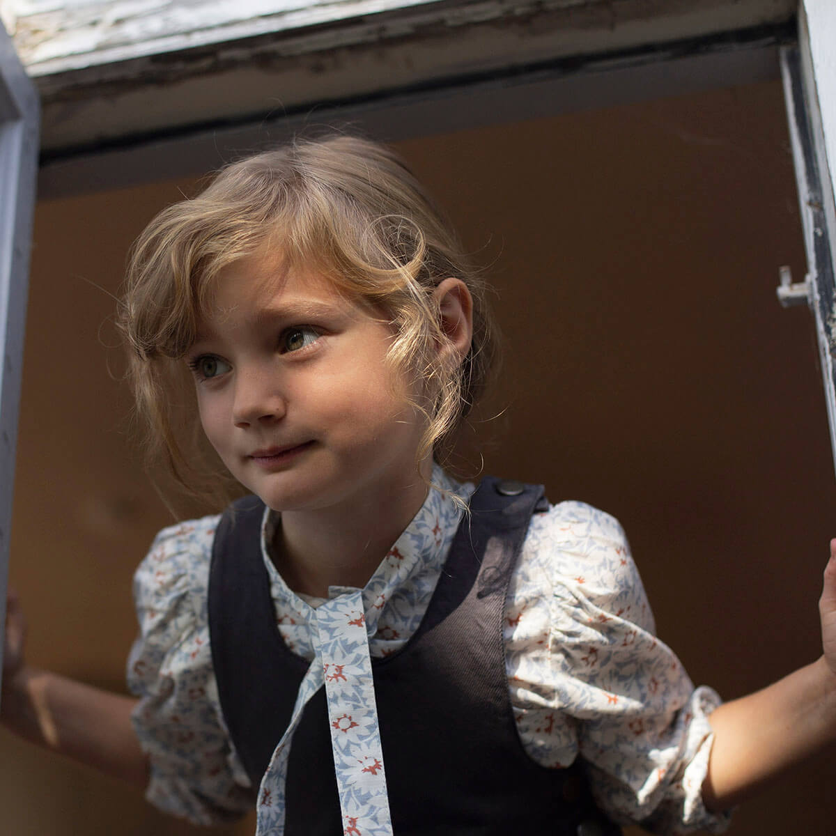 Delia Pinafore in Dusk | Soor Ploom – Junior Edition